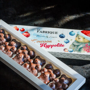 L'ourson Hyppolite - Chocolat noir